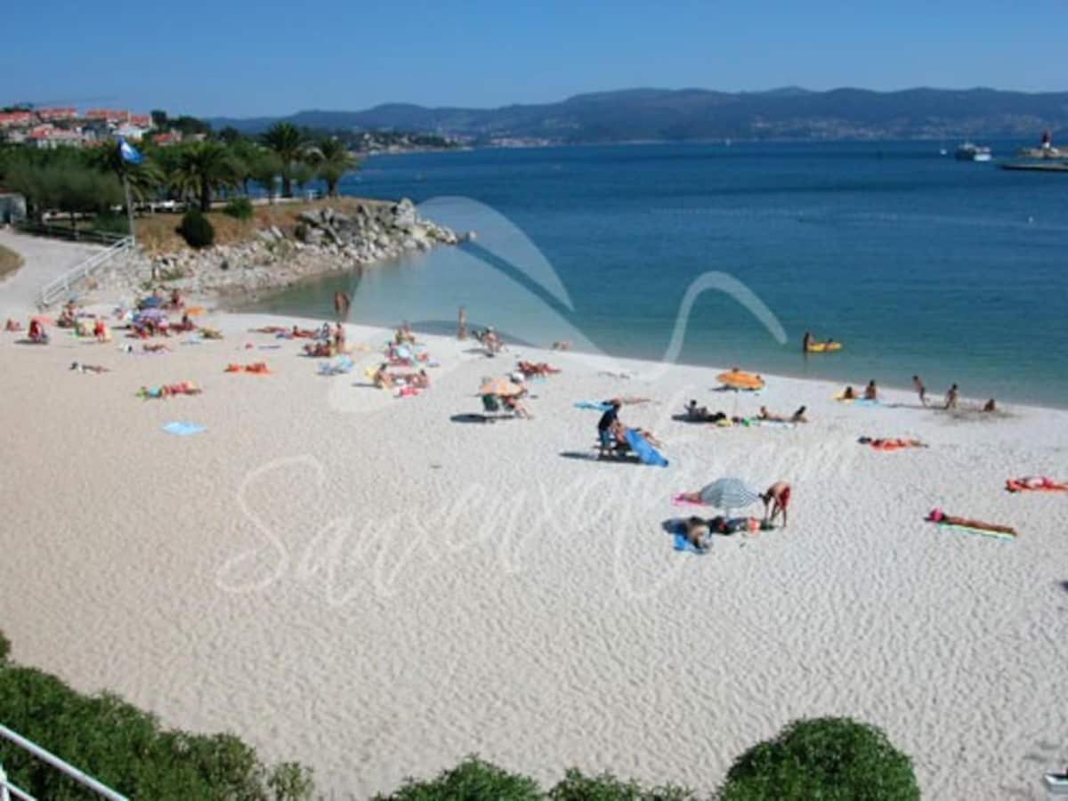 Appartement Sanxenxo Centro,30 M De La Playa Extérieur photo